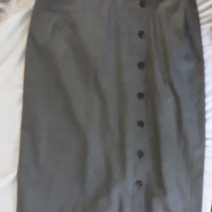 Geiger wool flannel skirt, European size 44. Classic!